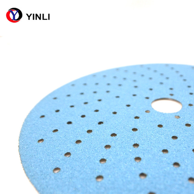 6 duimhaak en Lijnschuurpapier 17 Gat 60 Grit Sanding Disc